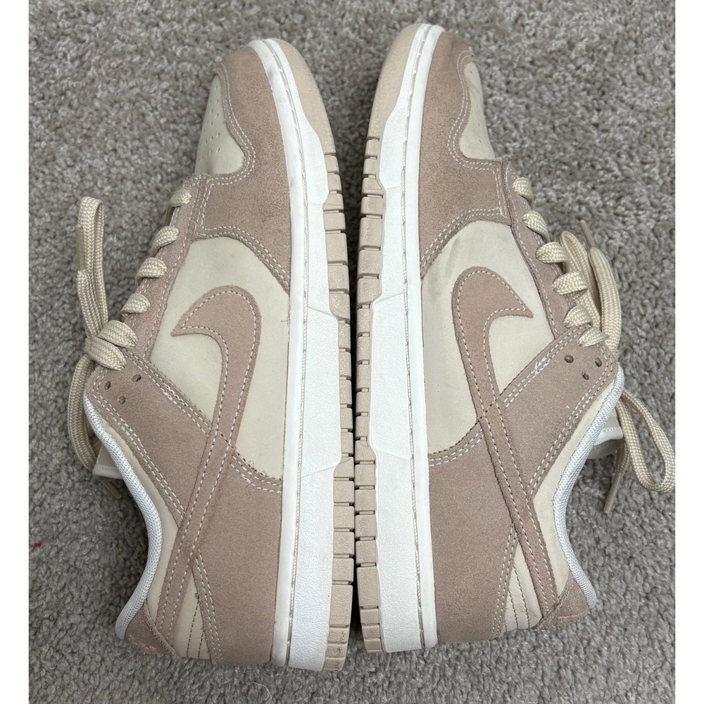 Nike Dunk Low Sanddrift Hemp Womens Sneakers FD0873-126 Tan Suede Low Top 9 - Picture 10 of 11